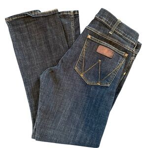 Wrangler Dark Blue Bootcut Jeans